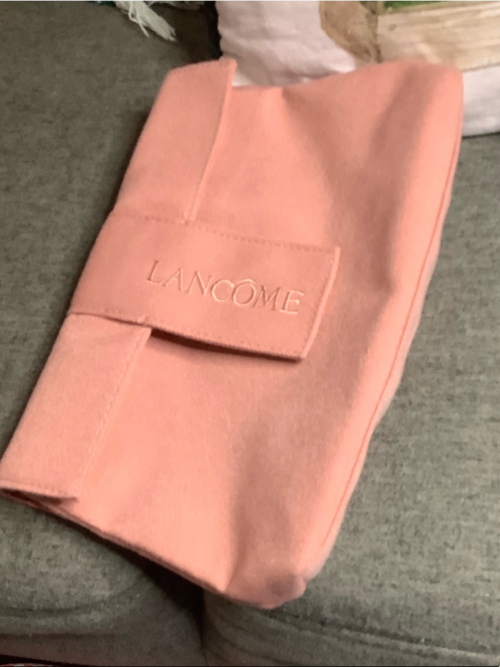 Lancôme Pink Makeup Brush/Accessory Pouch